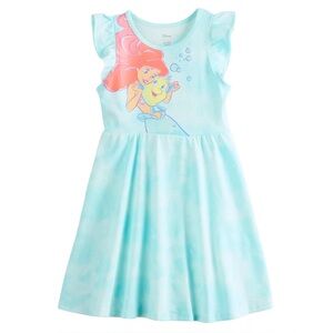 Disney's The Little Mermaid Ariel Flutter Sleeve Dress Size 6